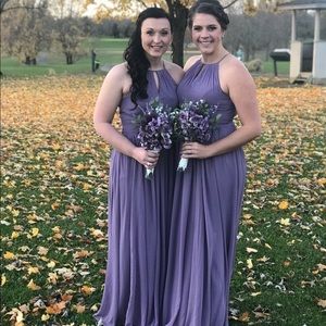Purple bridesmaid dress